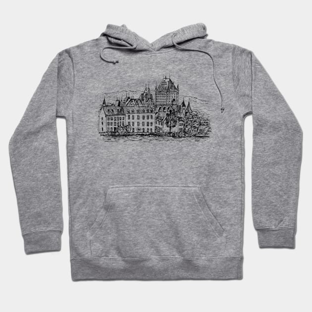 Quebec Hoodie by TeesAndTheCities